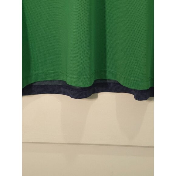 Head Golf Men's Green & Navy Short Sleeve Polo Shirt Size L Breathable - Picture 4 of 8